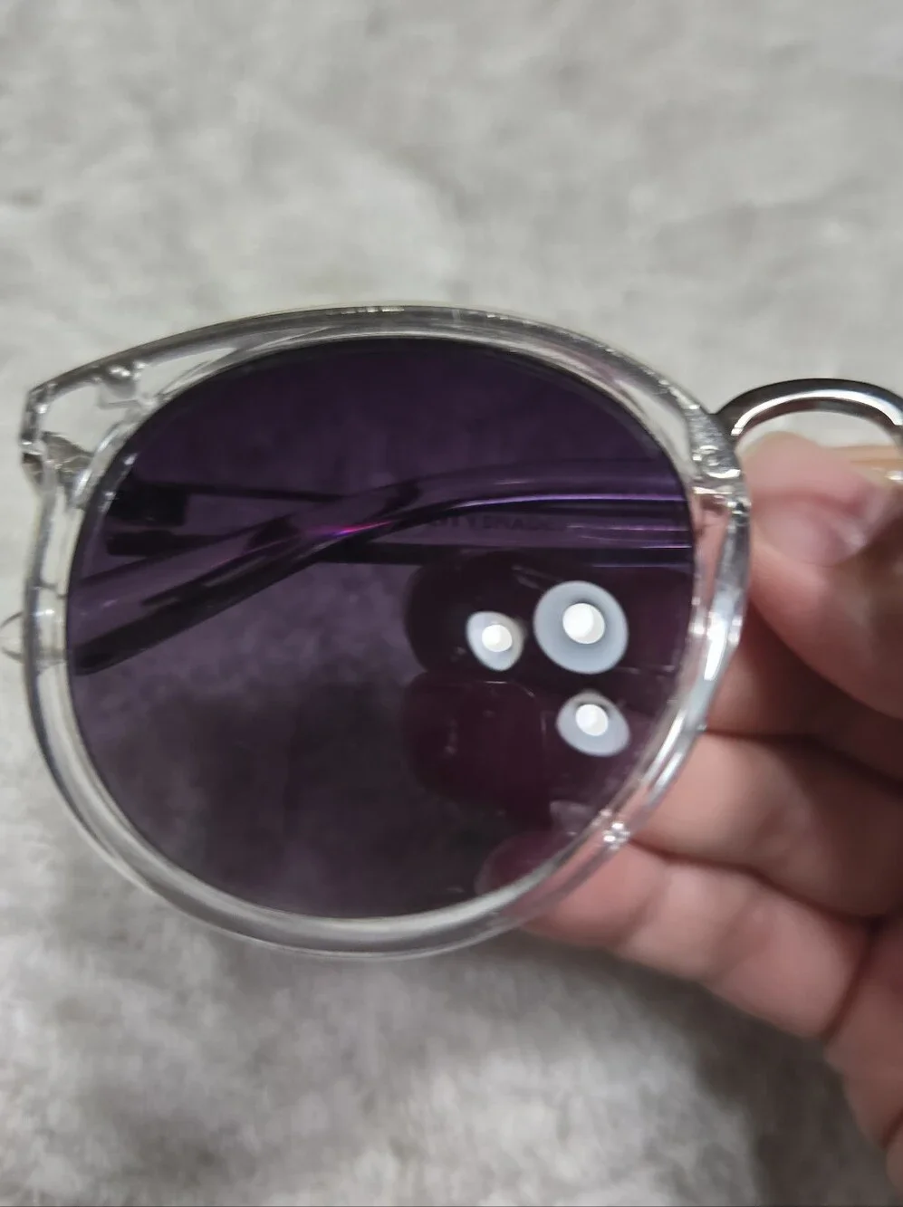 City Shades Women Round Lenses With Clear Frames